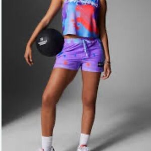 Fabletics Purple Athletic Shorts